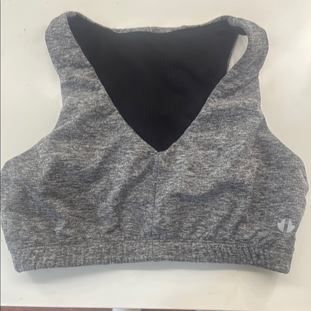 Gray Sports Bra